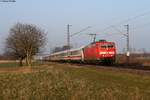 181 205 mit dem IC 361 von Strasbourg nach München bei Malsch am 22.03.2013. Leider gibt es den Zug so heute auch nicht mehr.