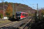 642 125 als Hohenlohe-Express (Crailsheim-Heilbronn) bei Affaltrach, 02.11.2011.