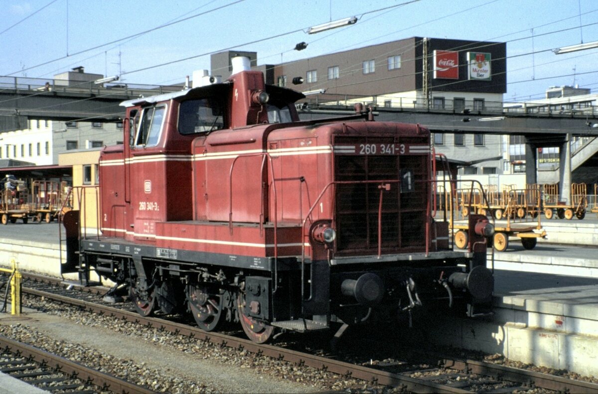 260 341-3 in Ulm am 26.04.1981.