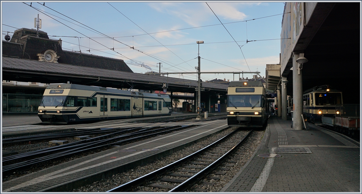 Als noch GTW Be 2/6 den MVR Nahverkehr prägten (und bei der CEV durch die altbewähren BDeh 2/4 ergänzt wurden, standen zwei GTW Triebzüge in Montreux.

27. Nov. 2016