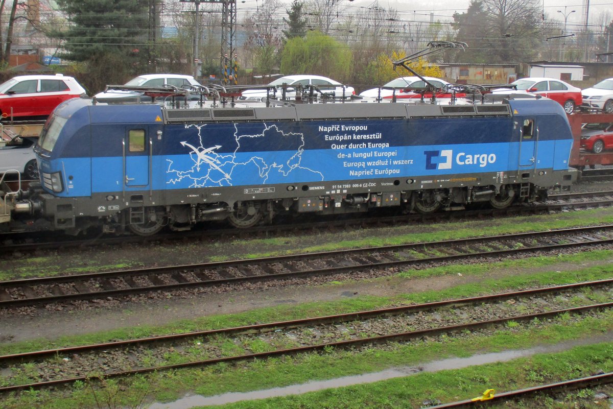 Am 7 April 2017 steht 383 005 in Decin-Vychod.