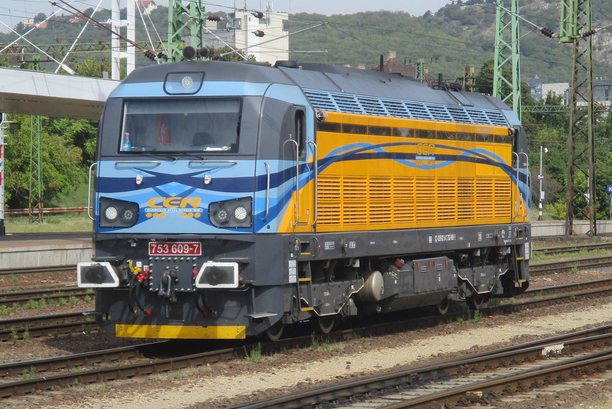 CER 753 609 durchfahrt solo Kelenf�ld am 11 September 2018.