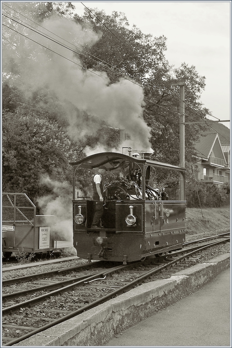 Die G 2/2 N� 4 von der Ferrovie Padane stammend auf einer Extrafarht in Bloany bzw. beim Rangieren.
9. Juni 2017