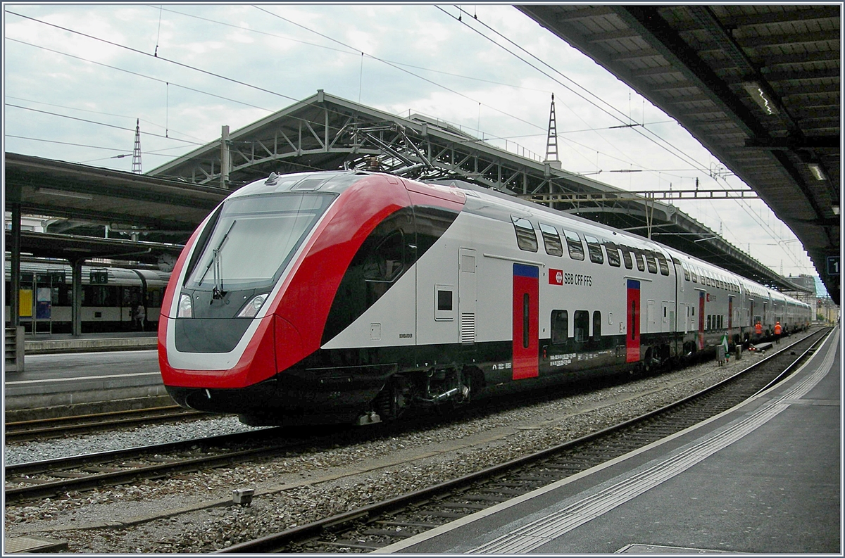 Ein SBB RABe 502 auf Testfahrt in Lausanne.
15. Aug. 2017