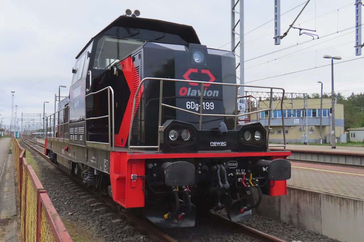 Mann kann frei rundwandern ins Bahnhof voin Rzepin und am 7 Mai 2024 wurde Olavion 6Dg-199 in Rzepin festgelegd.