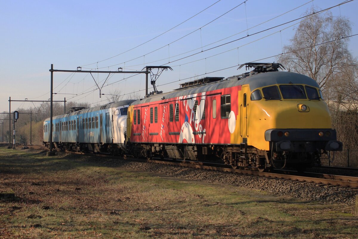 Mp 3029 durchfahrt Alverna am 18 Januar 2026 und wird vom offenbarer Stelle fotografiert.