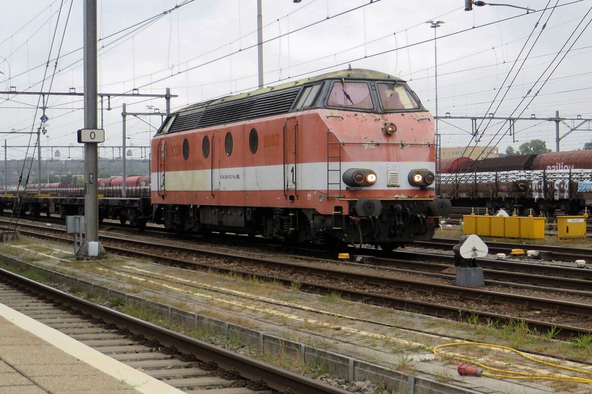 RFO, Ex-LOCON 9802 (eine fr�here SNCB 62/63) steht am 27 Augustus 2020 in Venlo.