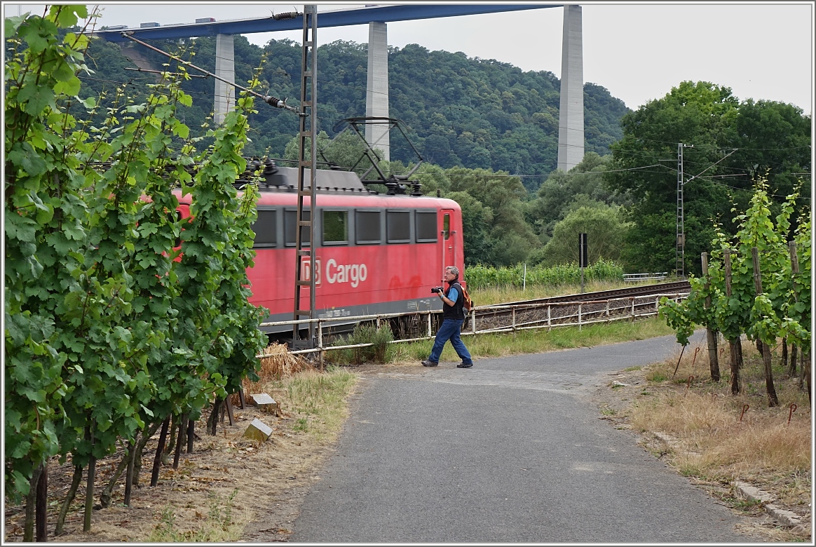 Stefan vom Zug überrascht.
(20.06.2014)