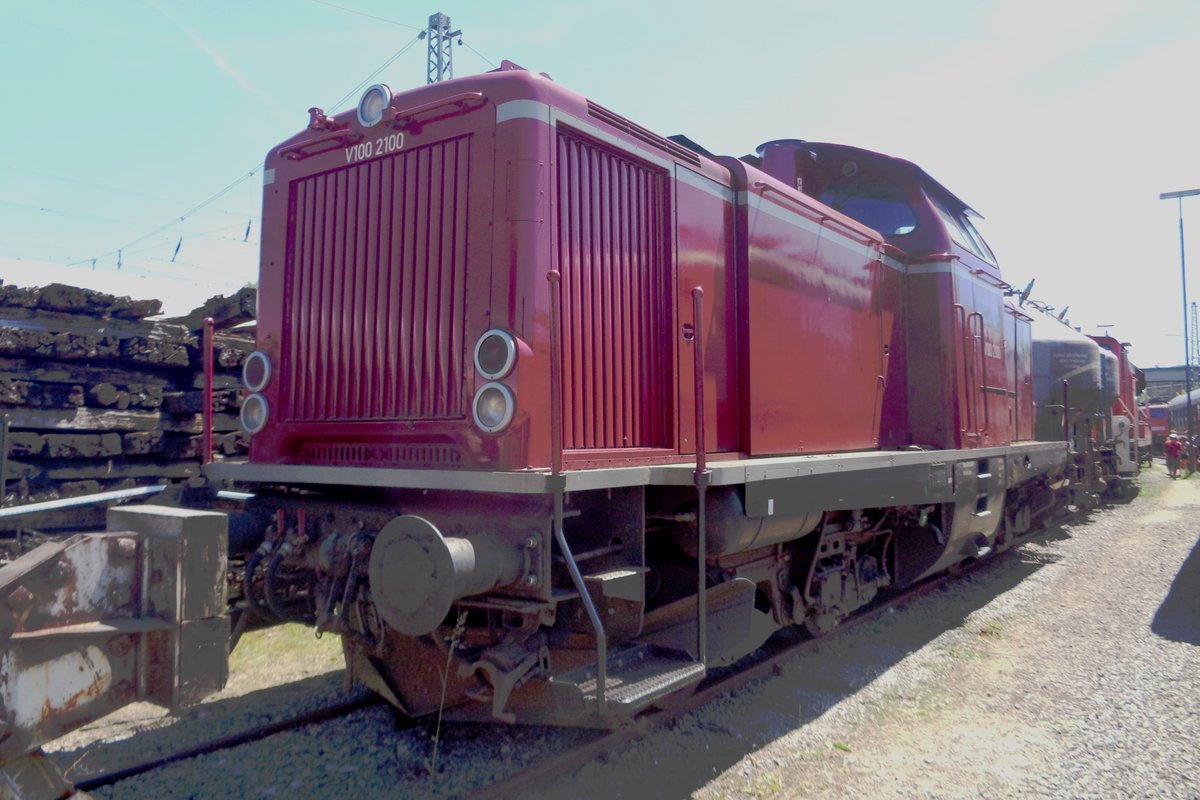 V 100 2100 steht am 2 Juni 2019 ins BEM N�rdlingen. 