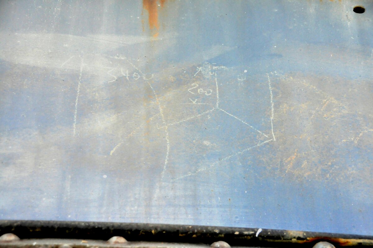 Zeichnung zur Anfertigung eines Einfüllstutzens auf dem Wasserwagen des Albbähnles in Amstetten am 05.06.2010.