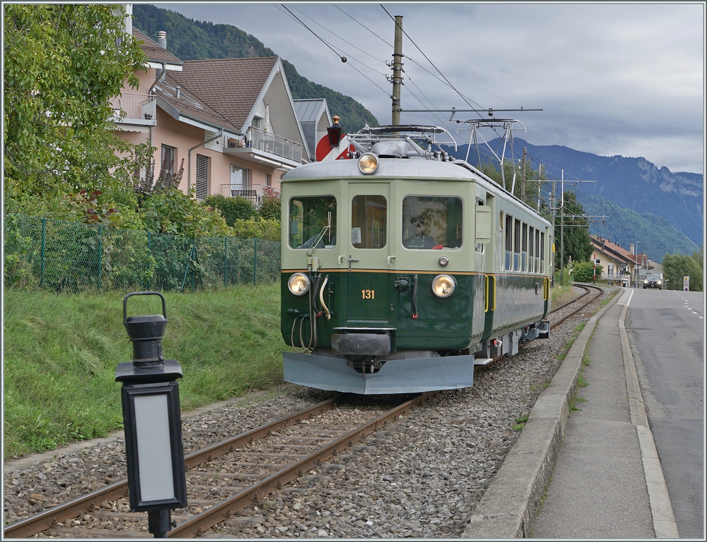Il était une fois... les années 40 / Es war einmal: die 40er Jahre - Zu Gast war der zum Thema perfekt passende GFM Ce 4/4 131 von GFM Historique. Der Ce 4/4 131 Rangiert in Blonay-

9. September 2022