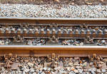 Gleis der Zahnradbahn Stuttgart hier am 27.12.2016 n�he N�gelestra�e.