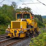   Die Plasser & Theurer Schnell-Schotterplaniermaschine SSP 110 SW,  Schweres Nebenfahrzeug Nr.