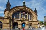Das Hauptportal (Mittelst�ck) vom Hauptbahnhof Frankfurt am Main am 25.05.2012.