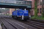 BR 295: Die 295 091-3 macht auch mit dem blauen Anstrich eine gute Figur.