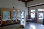 Im Empfangsgeb�ude vom Bahnhof Hilchenbach am 04.05.2013.