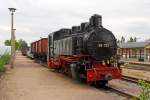 Die 99 791 der Traditionsbahn Radebeul e.