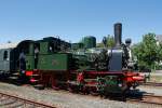 Dampflok „Waldbr�l“ des Eisenbahnmuseums Dieringhausen steht am 02.06.2011 im Bahnhof Wiehl.