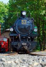   Eine etwas andere Ansicht von der Schmalspur-Dampflokomotive ex Nr.