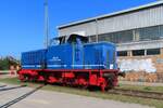 Tag der Schiene 16 September 2023 ins bw Landshut (Bay): V65-12 der Bayerische Localbahn steht dessen Tag ins Bw, das f�rs Publikum offengesteld war.