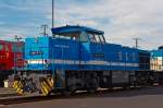 Die G1206-SP-022 der SLG - Spitzke Logistik GmbH abgestellt am 02.09.2012 beim ICE-Bahnhof Montabaur.