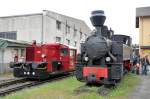 Die rum�nische Botschafterlok CFF 764 449 und die K�f 6759 von Jung Nr.