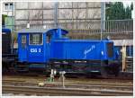 Die ESG 3  Kleiner Pit  (332 046-2) der ESG Eisenbahn Service Gesellschaft mbH (Vaihingen an der Enz), ex DB Köf 11 046, ist am 21.12.2013 in Kreuztal abgestellt.