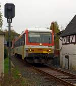 Eng Entlang der H�user geht es von Biersdorf weiter in Richtung Betzdorf/Sieg.
