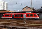 Bei BB ein freigeschaltetes und diskutiertes Bild, hier in neu bearbeiteter Version: 640 012 (LINT 27) der DB Regio steht als RB 93 (Rothaarbahn) am 14.01.2012 im Hbf Siegen zur Abfahrt nach Bad
