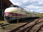 VT 18-16-03 im Sächsischen Eisenbahnmuseum Chemnitz am 19.04.2017.