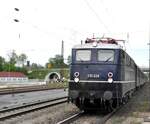 E 10 228 mit Sonderzug in Günzburg am 28.04.2024.