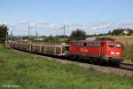 Armin hat erw�hnt, dass ihm die Loks der BR 140 gefallen, daher heute eine kleine Kollektion dieser Loks vor G�terz�gen:  DB Cargo 140 013-4 vor leerem Ganzzug Autotransportwagen STVA Frankreich in