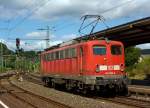   Nachschuss - Die 140 003-5 (ex E40 003) durchf�hrt am 01.09.2012 solo den Bahnhof Betzdorf/Sieg in Richtung K�ln.