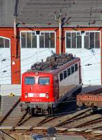   Die 141 248-5, ex DB E 41 248,  ist am 15.02.2015 vor dem Lokschuppen in Siegen (hier ist das S�dwestf�lische Eisenbahnmuseum) abgestellt.