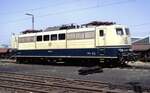 151 129-4 bei einer Führung in Regensburg am 15.05.1982.