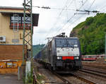   Die an die SBB Cargo International AG vermietete MRCE ES 64 F4 - 082 bzw.