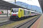 Am 20 Mai 2010 treft FMN 189 993 mit ein EC aus Bologna Centyrale in W�rgl ein -wegen Versp�tungen in der Zulassung der �BB Reihe 1216 wurden die EC-Z�ge M�nchenMilano (und weiter) mit MRCE 189er