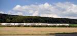 Stadler Kiss 6-teilig 4010 102 (93 85 4010 102) mit Namen  Naturpark Sch�nbuch  bei Urspring am 10.09.2023.