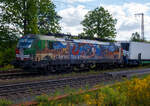 Die bunte und schöne Siemens Vectron MS X 4 E – 640 / 193 640-0 “Connected by Rail” (91 80 6193 640-0 D-DISPO) der Beacon Rail Capital Europe GmbH, München (BRCE / DISPO)