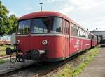 VT 98 im Bahnpark Augsburg am 23.08.2015.