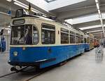 Straßenbahn / Stadtverkehr; München,     M 5-65 Nr.2616 von Rathgeber Baujahr 1965 im MVG-Museum München am 19.11.2014.