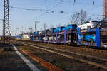 In Doppeltraktion fahren die Siemens Vectron MS – X4 E-804 / 7193 804-0 (91 80 7193 804-0 D-DISPO) der Beacon Rail Capital Europe GmbH und die Siemens Vectron AC - 193 211  Jimmy  (91 80 6193
