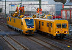   Am frühen Morgen des 13.02.2018 hatte ein Lkw alle vier Oberleitungen am Bahnübergang Charlottenhütte (an der Siegstrecke) in Niederschelden beschädigt.