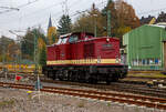 Die 202 466-9 (92 80 1202 466-9 D-SKLUS) der SKL Umschlagservice Magdeburg GmbH & Co.