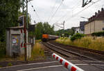 Endlich nach fast einem halben Jahr der Streckensperrung der Hellertalbahn zwischen Herdorf und Betzdorf wegen dem Felssturz, fahren nun (seit dem 12.06.) die Übergabezüge der KSW (ex FGE -