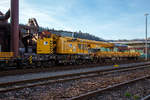   125t - KIROW Gleisbauschienenkran KRC 810 T der Hering Bau (Burbach), Schweres Nebenfahrzeug Nr.