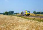   Als Nachschuß - Der VT 207 ABp (95 80 0640 107-8 D-HEB)  ein Alstom Coradia LINT 27 der HLB (Hessische Landesbahn), ex VT 207 der vectus, fährt als RB 90   Oberwesterwaldbahn  die