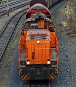   Ein anderer Blick auf eine  Vossloh G 1700-2 BB.....