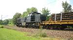 G 1206 MRCE 500 1510 mit Schwellenzug in Ulm am 20.06.2009.