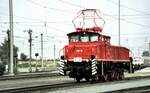  Nummerngirl Kategorie 3  E 60 10 bei der Jubiläumsparade 150 Jahre Deutsche Eisenbahn in Nürnberg am 14.09.1985.